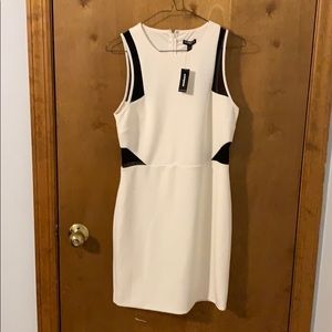 Express White & Black Dress Sz 10